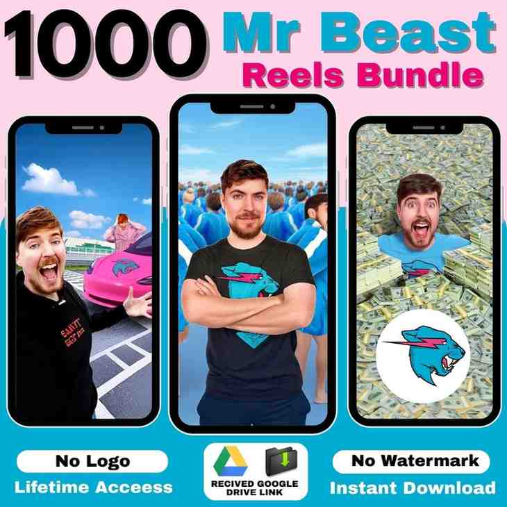 MrBeast Viral Clips Reels Bundle