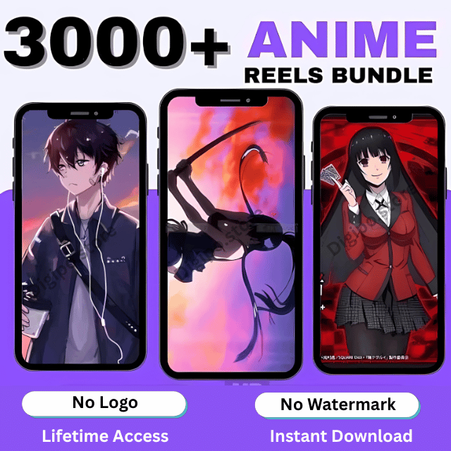3000+ MEGA Anime Reels Bundle