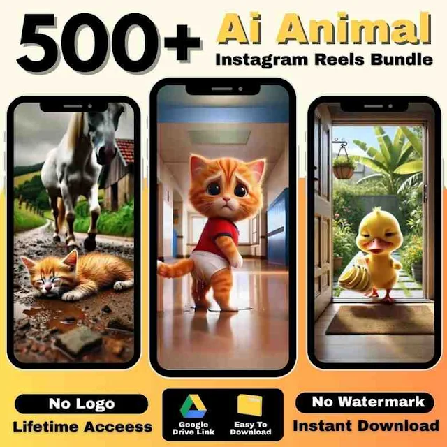 AI Animal Reels Bundle for Instagram