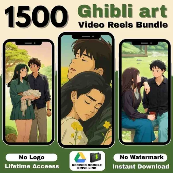 Ghibli Art Reels Bundle