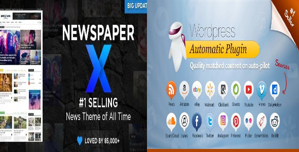Newspaper 12.7.1 and WordPress Automatic Plugin