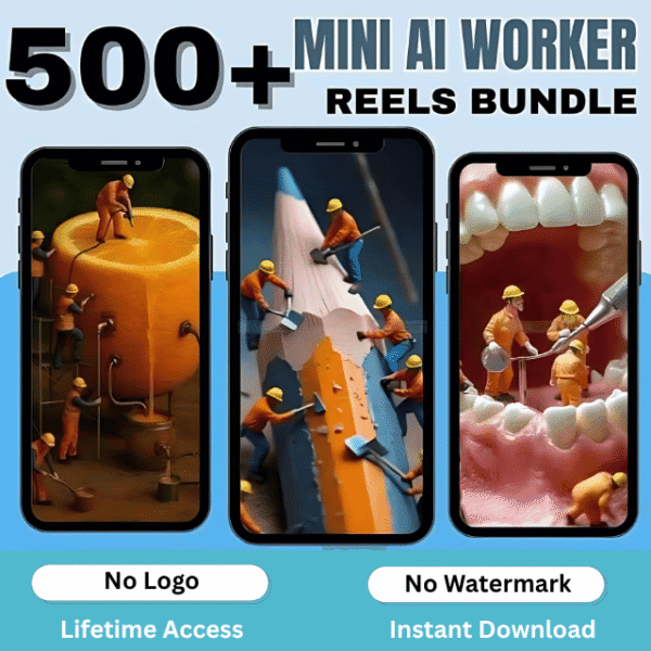Mini AI Worker Videos Reels Bundle
