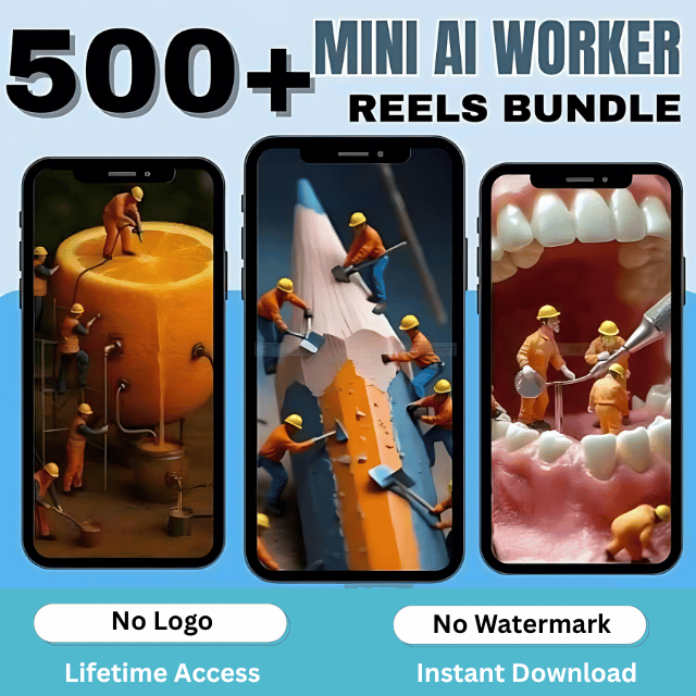 Mini AI Worker Videos Reels Bundle