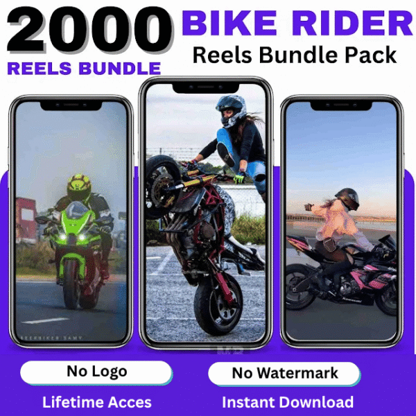 2000+ Bike Rider Reels Bundle