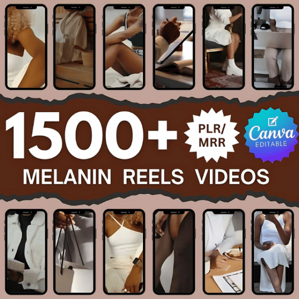 1500+ Melanin Faceless Videos, Melanin Reels,