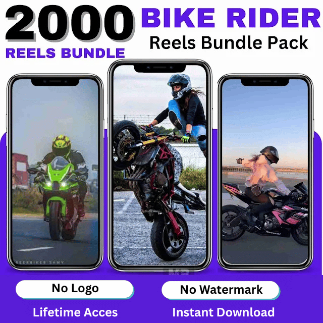 2000+ Bike Rider Reels Bundle