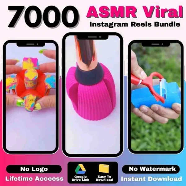 Viral ASMR & Satisfying Reels Bundle for Instagram