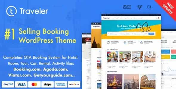 Traveler Booking WordPress Theme